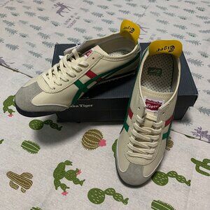 Onitsuka Tiger DL408-1684 MEXICO 66 Mexico 66 Olive Sports Casual Shoes